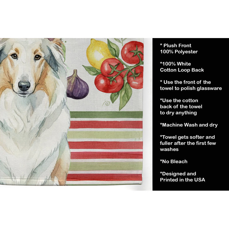 Serviette de cuisine White Collie, White Collie
