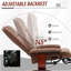 Fauteuil inclinable manuel en similicuir-1144090381