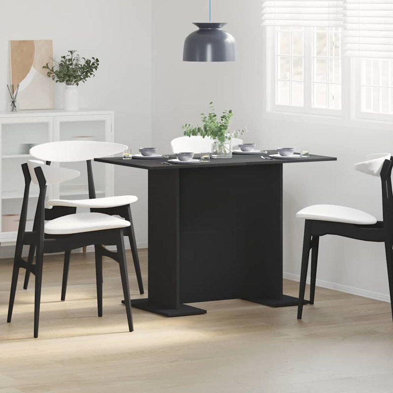 Dining Table, White, Black