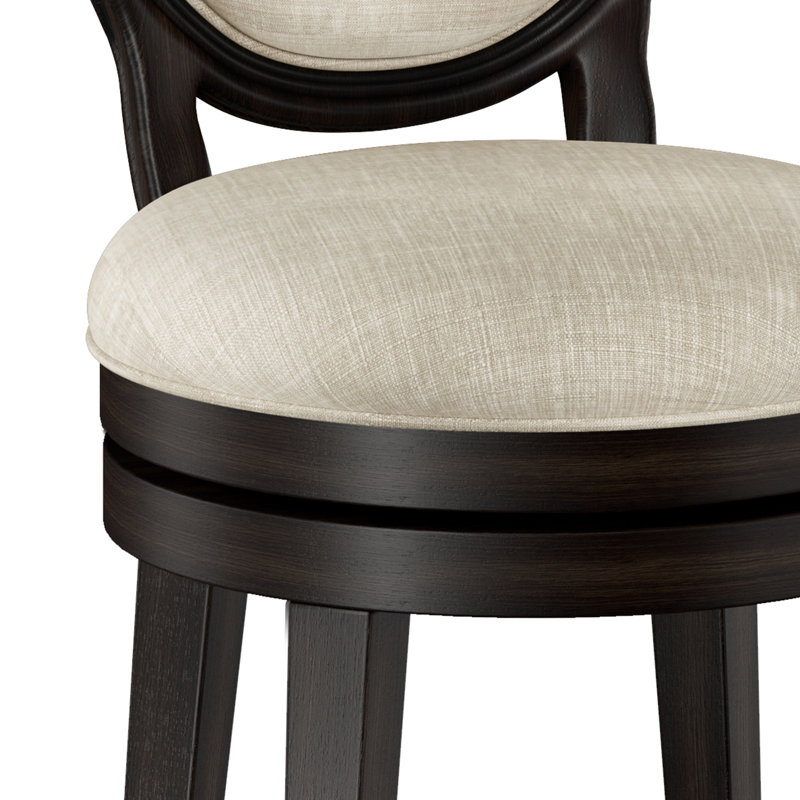 Tabouret pivotant Andranae, Brun, Tabouret de comptoir (siège d'une hauteur de 26,2