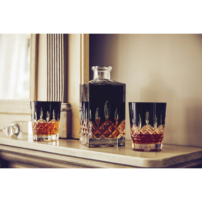 Lismore Square Decanter, Black