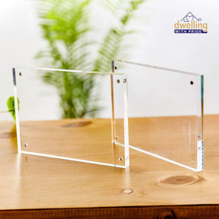 Clear Acrylic Matte Floater Picture Frame