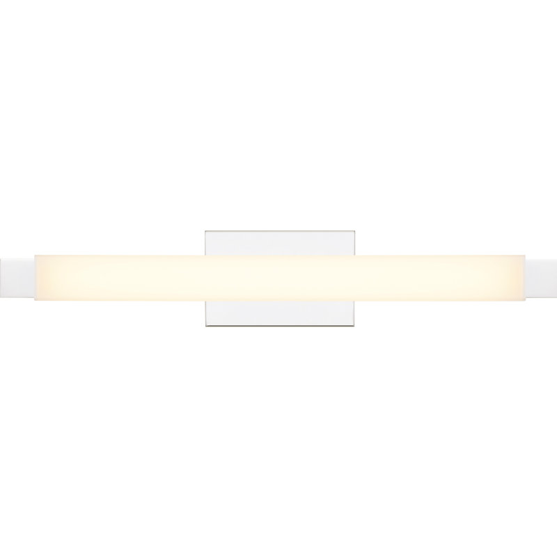Barre de meuble-lavabo à DEL intégrée de 26 po, à énergie et à DEL brillante, 1830 lumens avec seulement 21 W, montage double pour différents styles, 3 températures de couleur sélectionnables 3000K / 4000K / 5000K, intensité variable
