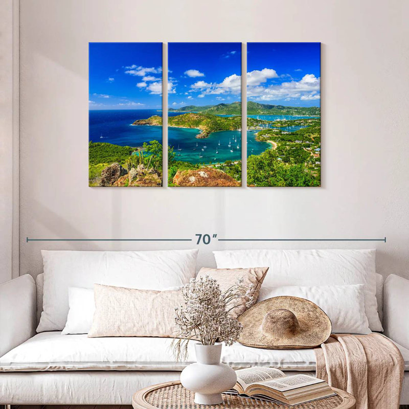 Nicci Shirley Heights Antigua, H 28 po x l 45 po