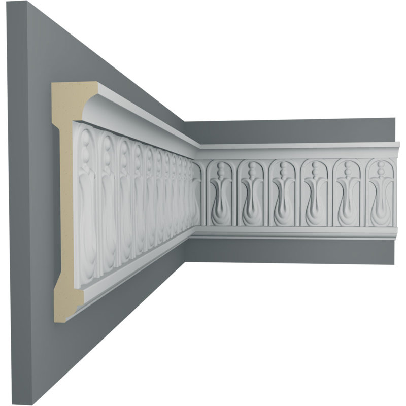 Odessa White Polyurethane Crown Moulding Set