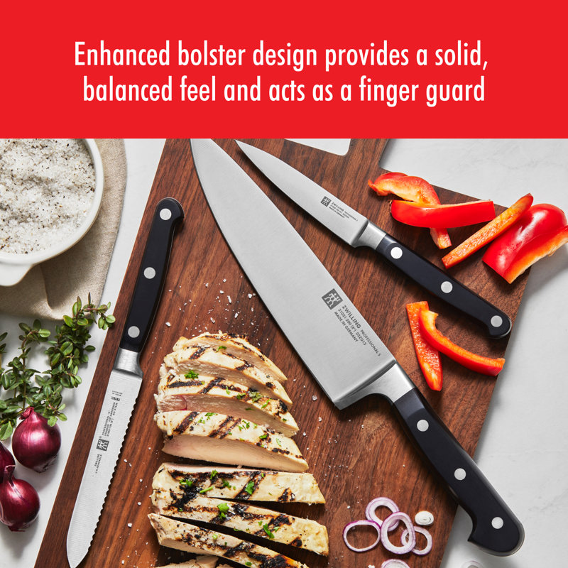 Zwilling Professional "S" 7-piece Knife Block Set, Black Matte