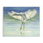 «Snowy Egret on Beach», art mural par D. Rust-1350335908