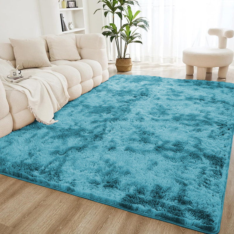Machine Tufted Shag Area Rug, Rectangle 200 x 290cm