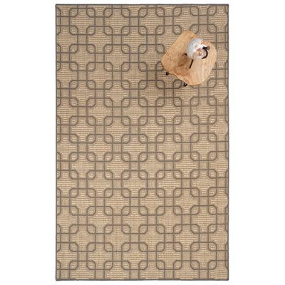 Chenyu Jute/Sisal Geometric Indoor Rug