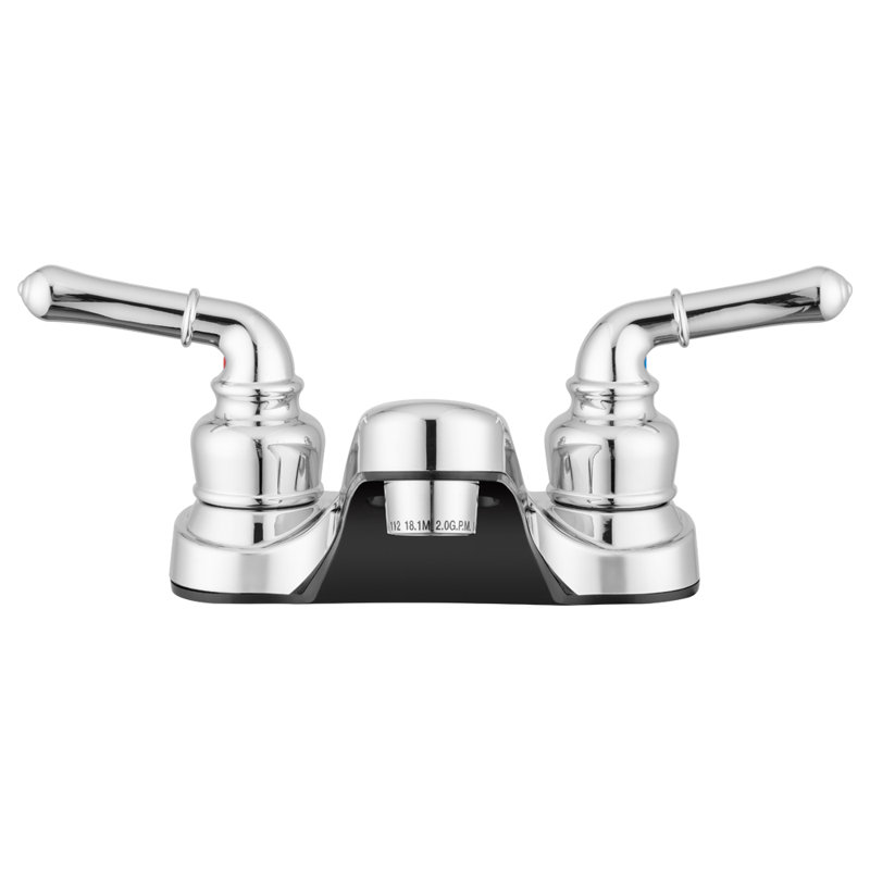 Robinet de salle de bain central à Lynden, Chrome