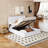 Queen Size Upholstered Platform Bed-688296426