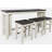 Karley Pine Solid Wood Trestle Dining Set-735424543