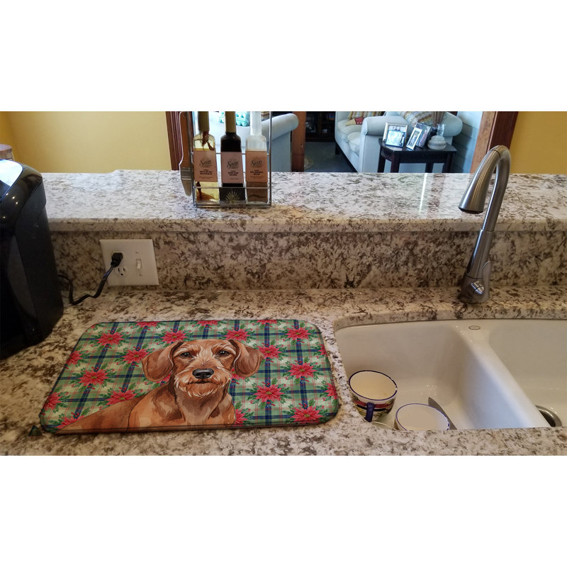 Tapis de séchage en fil de fer, Rouge