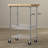 Shepha Kitchen Cart with Solid Wood Top