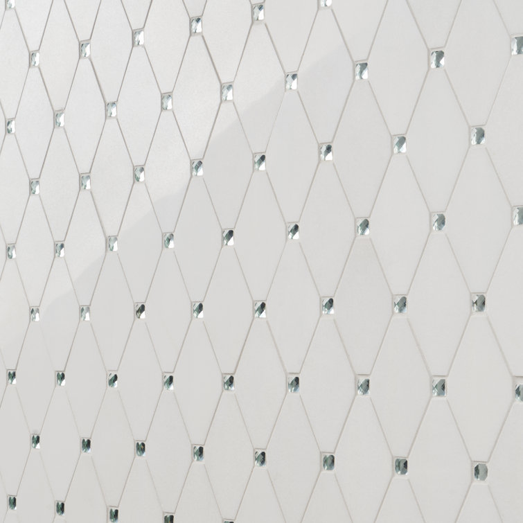 Mirage 3" x 5" Glass/Marble Random Mosaic Wall Tile