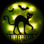 13.75" Lighted Black Cat Halloween Window Silhouette
