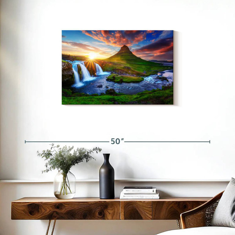 Paysage Alvord Kirkjufellsfoss, H 20 po x l 30 po