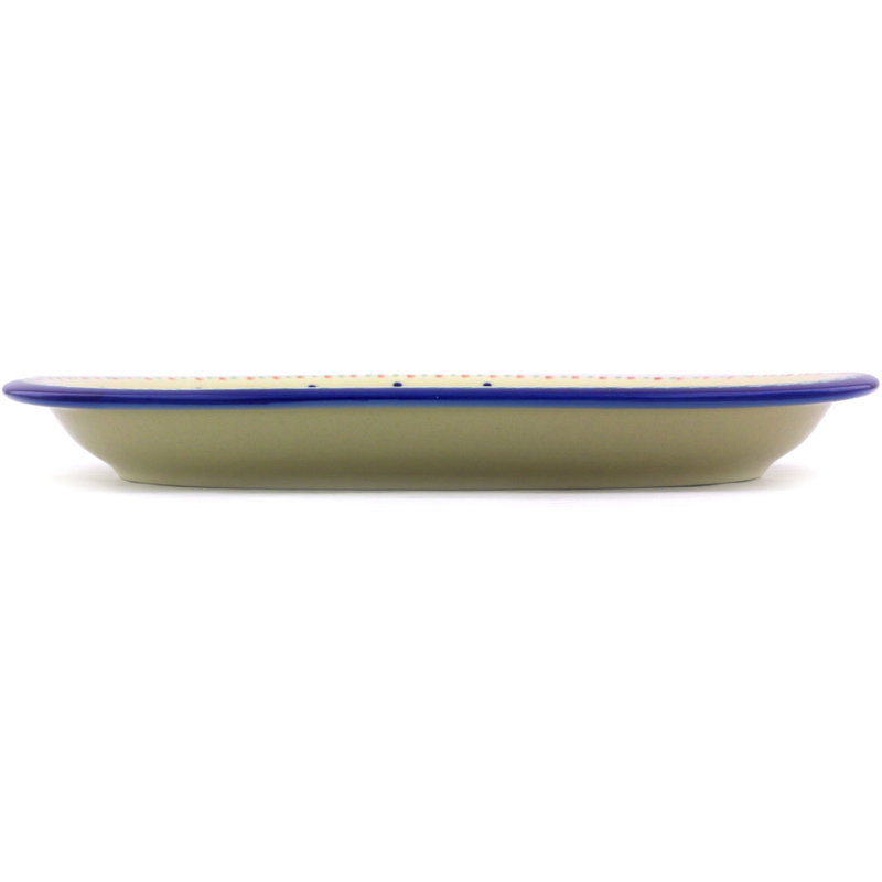 Spring Flowers Stoneware Platter