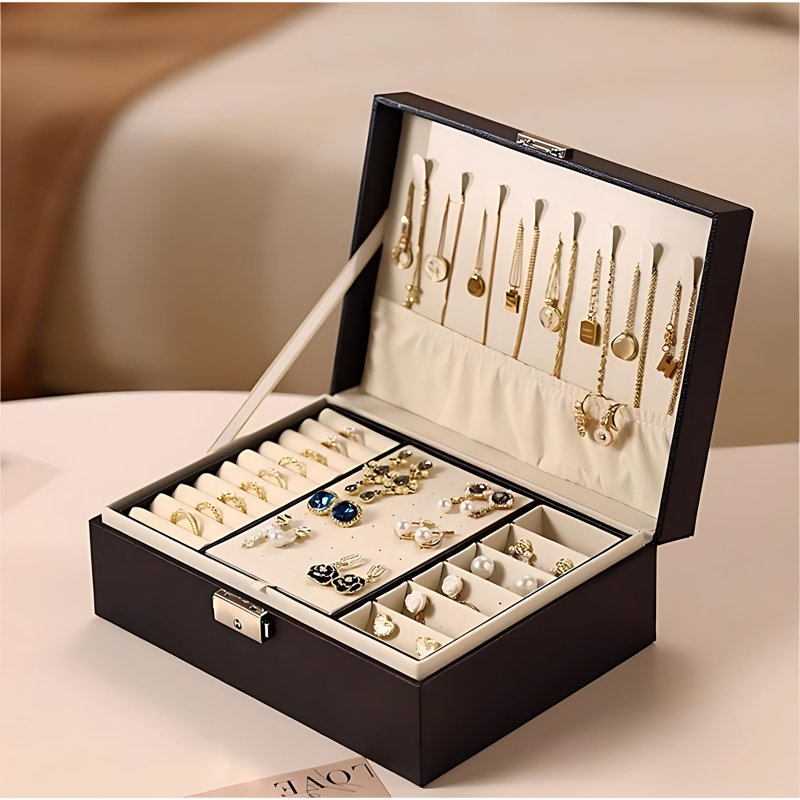 Boîte à bijoux +, Noir
