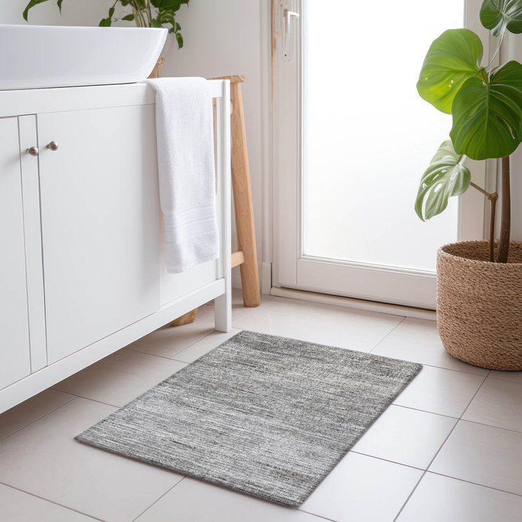 Premium Machine Washable Mayfield Silver Rug