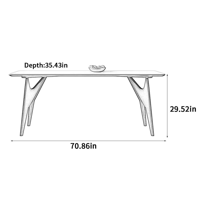 Heita, 29.52" H x 70.86" L x 35.43" W