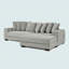 Canapé-lit modulaire rembourré Corduroy-1460224986