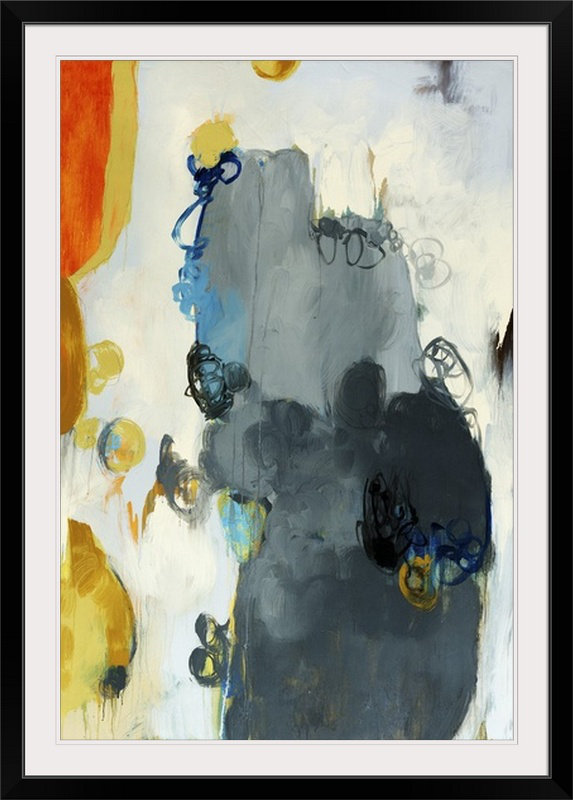 «olympus by kari taylor, reproduction d’art, Noir encadré, 26" H x 20" lx 1" p