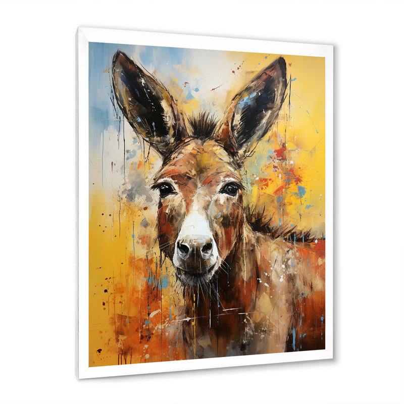 «Horizon IV», art mural, Cadre simple blanc, H 40 po x l 30 po x P 1,5 po