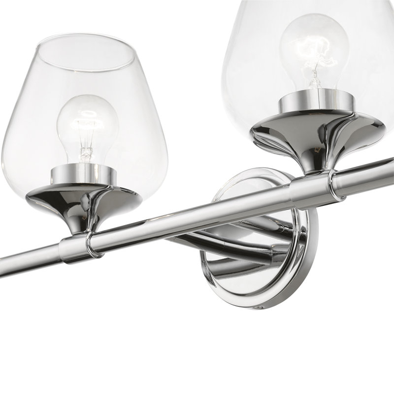 Zaker 4 - Light Dimmable Vanity Light, Polished Chrome