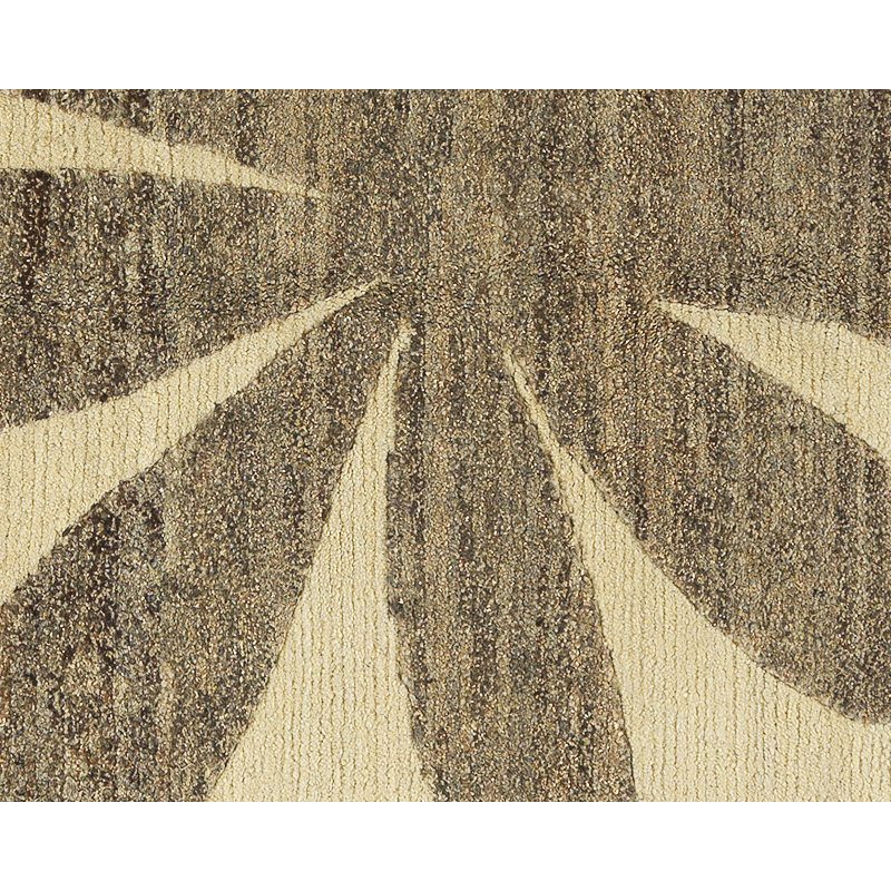 Paradise Hand Knotted Floral Area Rug in Beige/Taupe, Rectangle 3' x 5'