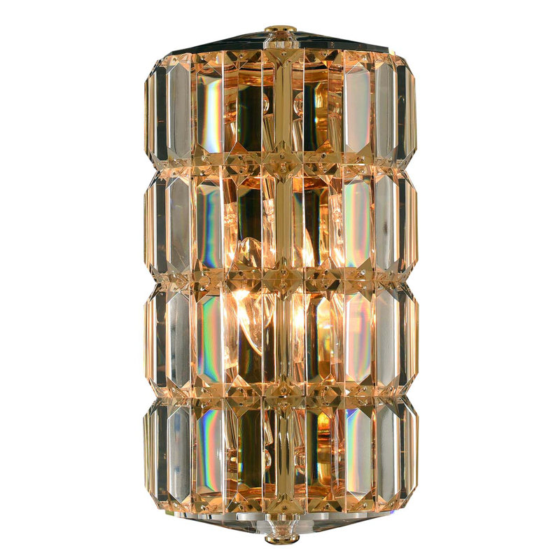 Applique murale Julien 2 LT or 18 carats / transparent Allegri, Or