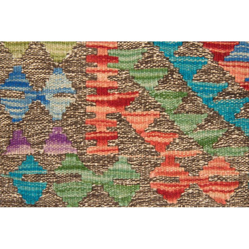 Geometric Hand Woven 86cm X 116cm Area Rug