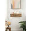Geoffry Mango Solid Wood Floating Wall Shelf with Drawers-1370659164