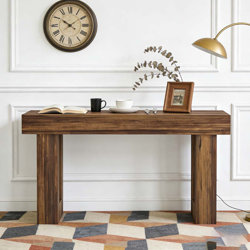 Console, Brun rustique