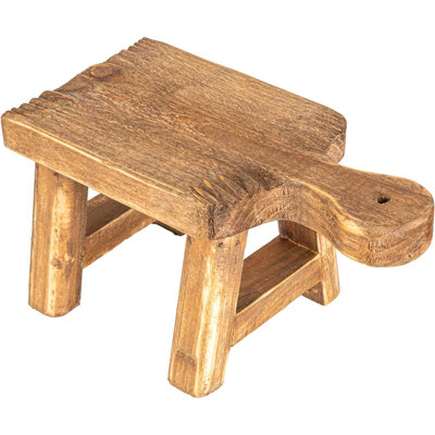 Piédestal en bois multifonctionnel avec poignée, conception unique, adapté à divers cas de figure