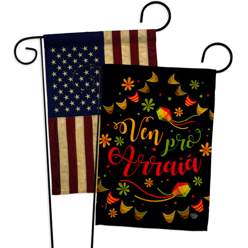 Double Sided 18.5'' H x 13'' W Polyester Garden Flag