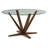 Aura Round Glass Top Solid Wood Base Dining Table-461644215-461644218