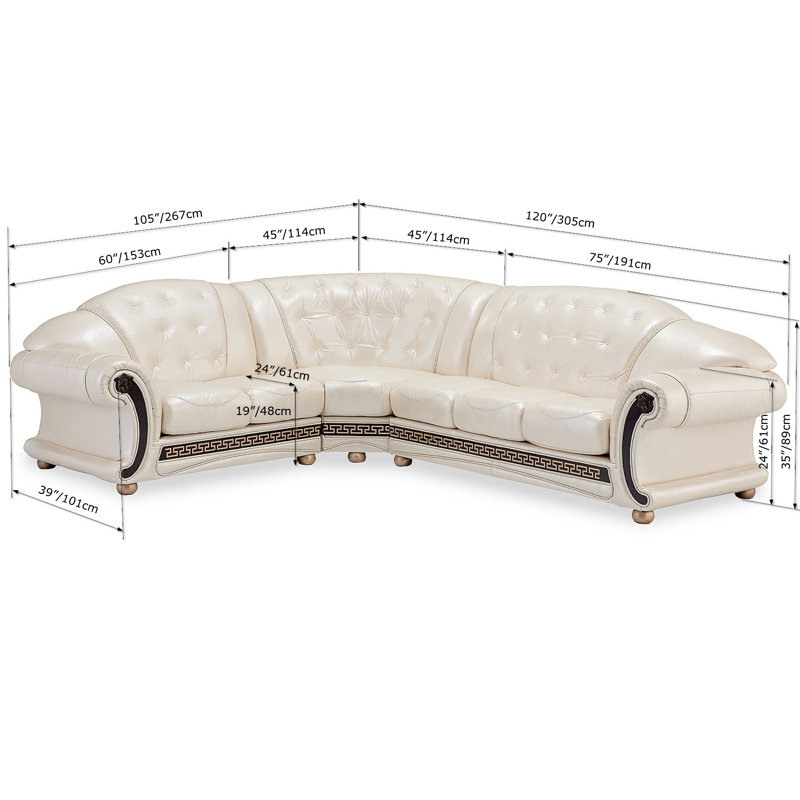 Ensemble 3 pièces Chesterfield 3 pièces classique