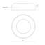1 - Light LED Flush Mount-64113363