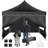 10 Ft. W x 10 Ft. Pop Up Canopy with 4 Removable Sidewalls, Sandbags, Stakes & Ropes-100865493