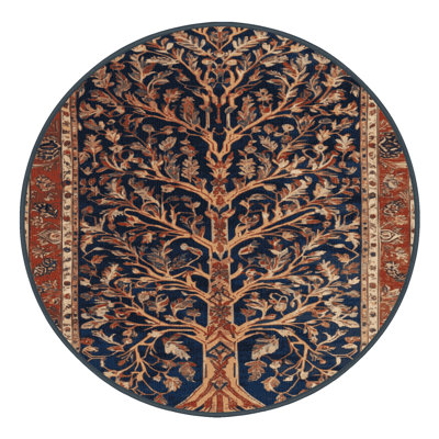 Machine Washable Persian Brown Area Rug