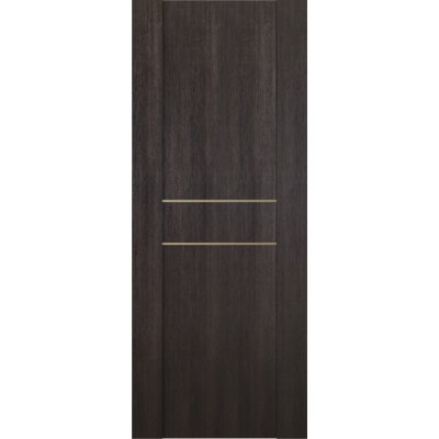 Paneled Wood and Metal Prefinished Standard Door -  Belldinni, 186018