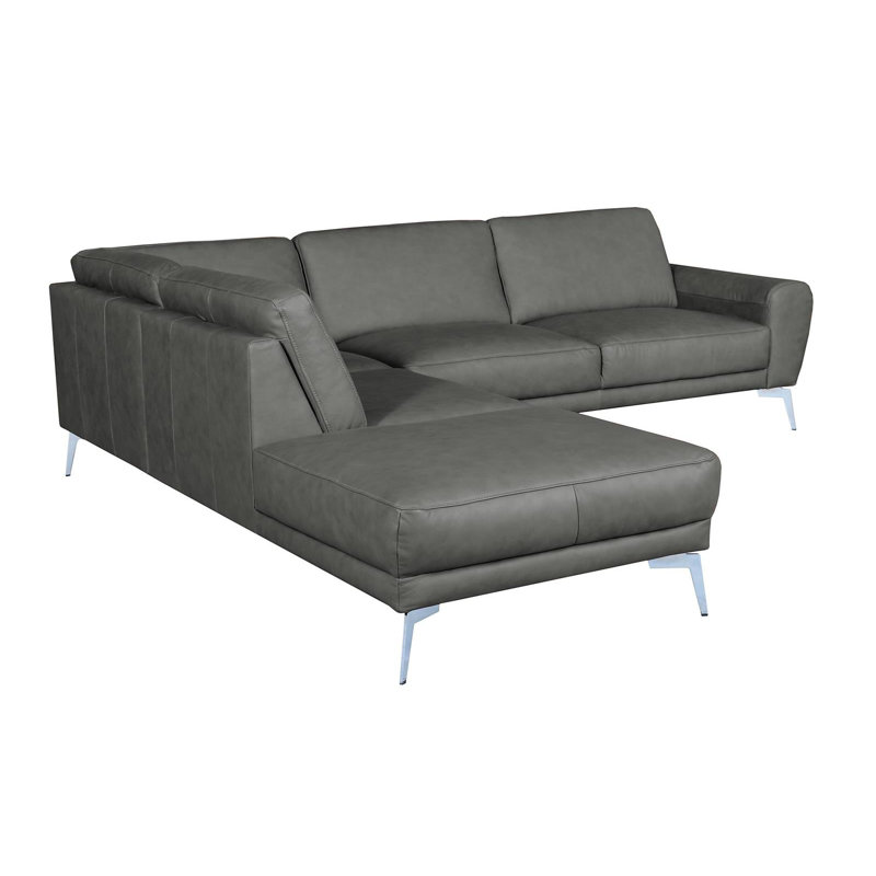 Edenilson 5 Seater Corner Sofa , Left Hand Facing, Grey