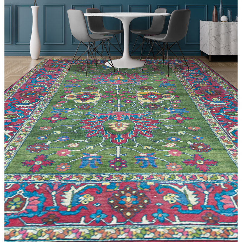 Hand-Knotted High-Quality Purple Area Rug