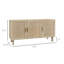 Buffet de style - 3 portes, ajoute de l'élégance à votre rangement de cuisine avec buffet, tablettes réglables