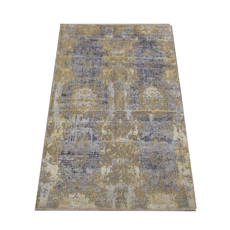 8X10 Oxidized Nepali Wool & Silk Area Rug
