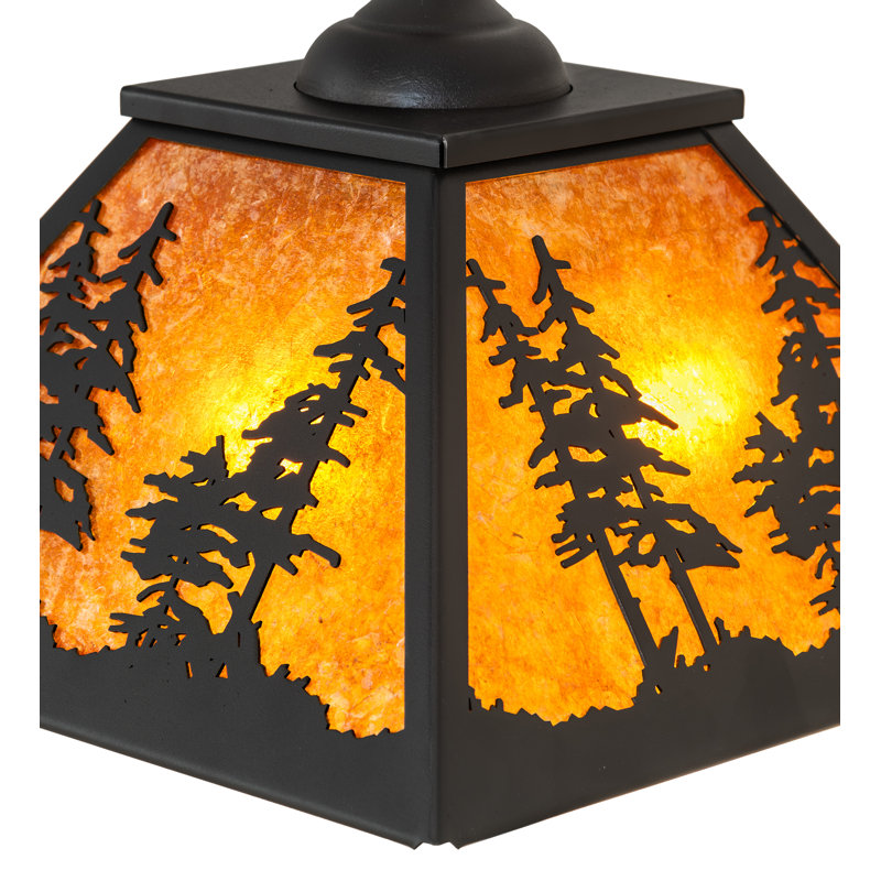 16" Square Tall Pines Pendant