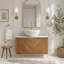 Wall Mounted Single Double Single Vanity Bathroom Vanity With Top-1989611153-1989611164