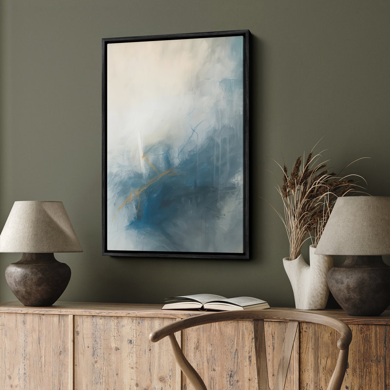 Art mural encadré abstrait rétro antique classique pour chambre à coucher, H 36 po x l 24 po, Noir, noir, noir, noir