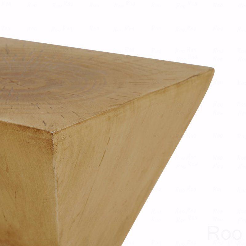 Modern Patio Side Table, Stylish End Table Compatible With Living Room, Bedroom, Or Office, Light Brown